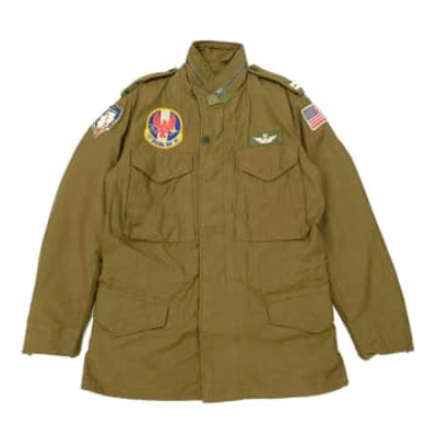 Buzz Rickson's M-65 1st Ops Squadron Jacket In Green