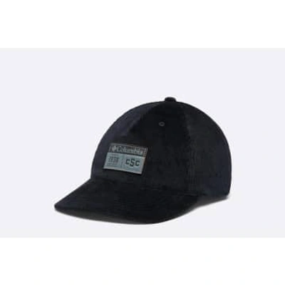 Columbia Puffect Corduroy 110 Snap Back Cap In Black