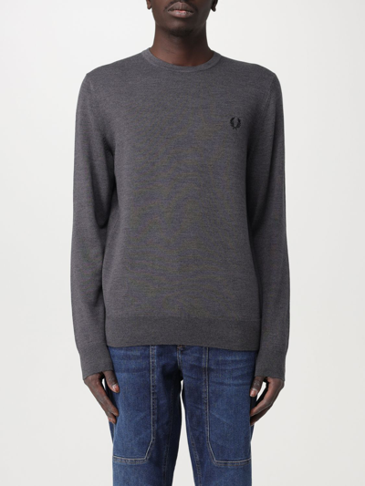 Fred Perry 毛衣  男士 颜色 灰色 1 In Grey 1