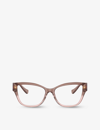 Versace Mens Pink Ve3347 Pillow-frame Acetate Glasses In Pink