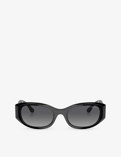Vogue Mens Black Vo5525s Pillow-frame Nylon Sunglasses