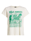 Mother The Boxy Goodie Goodie Crewneck Tee In Wild Horses