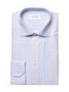 Eton Men's Contemporary-fit Checked Shirt In Purple
