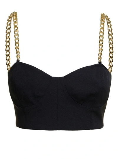 Michael Michael Kors Crop Top In Black