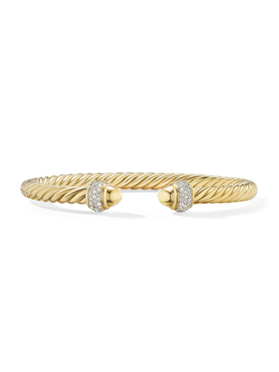 David Yurman Women's Cable Bracelet In 18k Yellow Gold