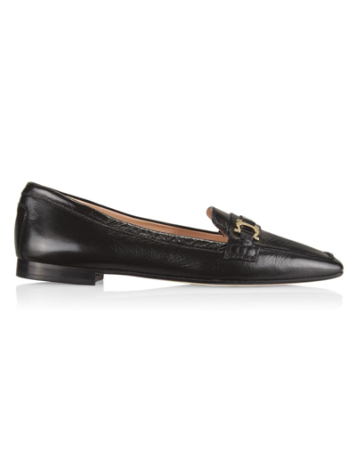 Pollini Women's Sacchetto Leather Loafers In Nero