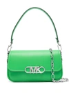 MICHAEL MICHAEL KORS GREEN PARKER MEDIUM  SHOULDER BAG IN LEATHER