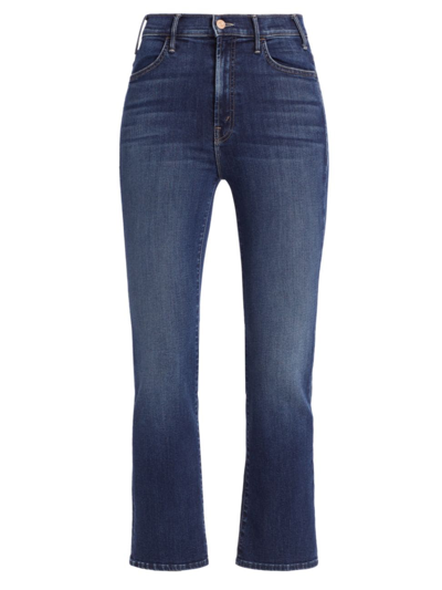 Mother The Hustler Ankle Jeans In Blue