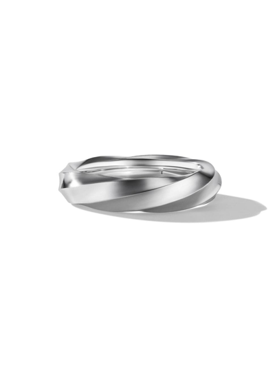 David Yurman Women's Cable Edge Band Ring In Sterling Silver