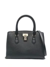 MICHAEL MICHAEL KORS BLACK RUBY TOTE BAG WITH LOCK DETAILING  IN LEATHER