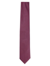 Hugo Boss Formal Tie With All-over Micro Pattern In Red