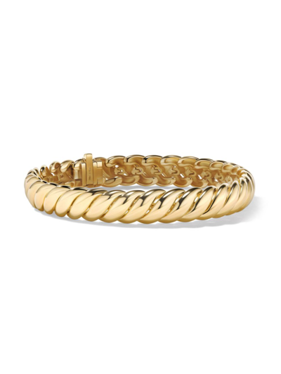 David Yurman Women's Sculpted Cable Bracelet In 18k Yellow Gold