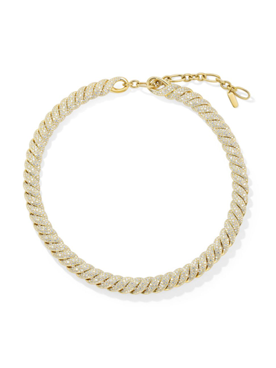 David Yurman Women's Sculpted Cable Necklace In 18k Yellow Gold
