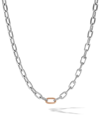 DAVID YURMAN WOMEN'S DY MADISON CHAIN NECKLACE IN STERLING SILVER WITH 18K ROSE GOLD