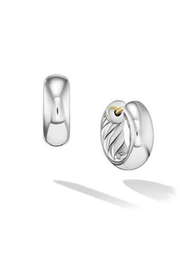 David Yurman Women's Dy Mercer Micro Hoop Earrings In Sterling Silver