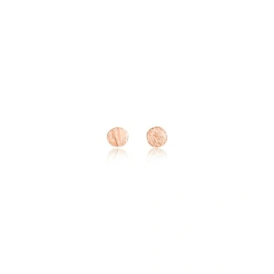 Gucci Solid Rose Gold Ball Stud Earrings