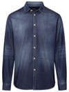 DSQUARED2 DSQUARED2 LONG SLEEVED FADED DENIM SHIRT