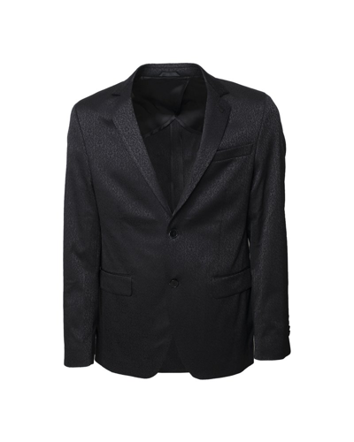 Karl Lagerfeld Single Breasted Blazer In Black