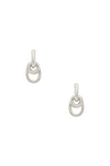 Agmes Ellipses Hoops In Sterling Silver