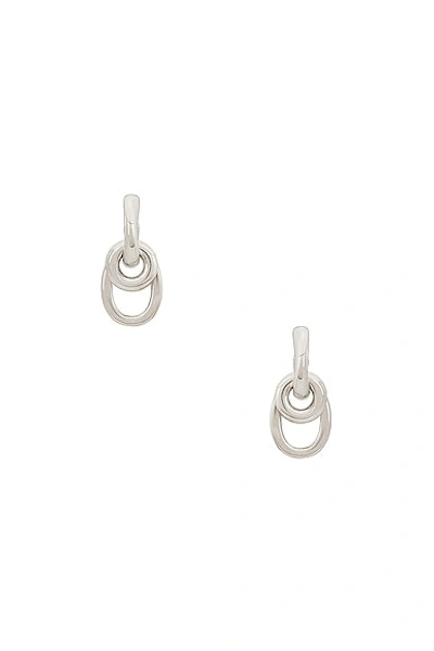 Agmes Ellipses Hoops In Sterling Silver