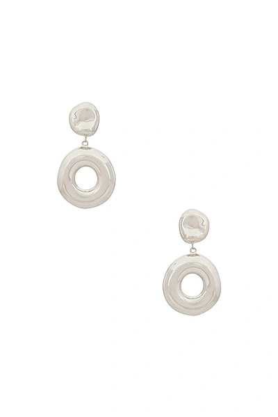 Agmes Donut Earrings In Sterling Silver