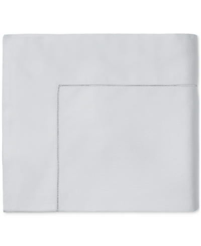 Sferra Fiona Sateen Cotton Flat Sheet, Queen In Lunar
