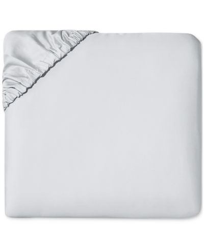 Sferra Fiona Sateen Cotton Fitted Sheet, King In Lunar