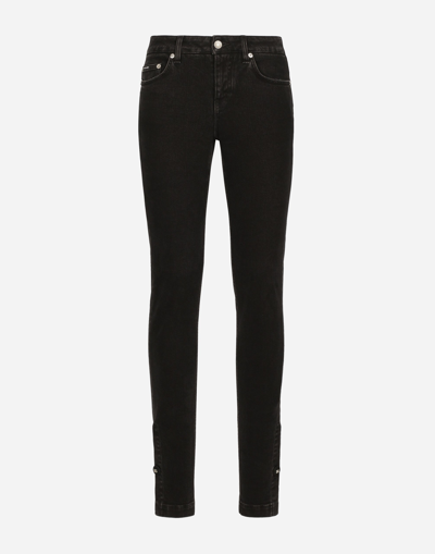 Dolce & Gabbana Girly Denim Jeans In Blue