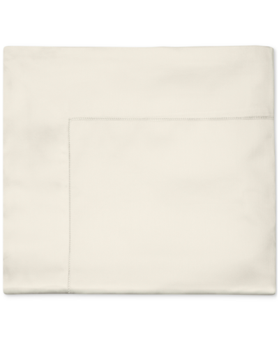 Sferra Fiona Sateen Cotton Flat Sheet, Queen In Ivory