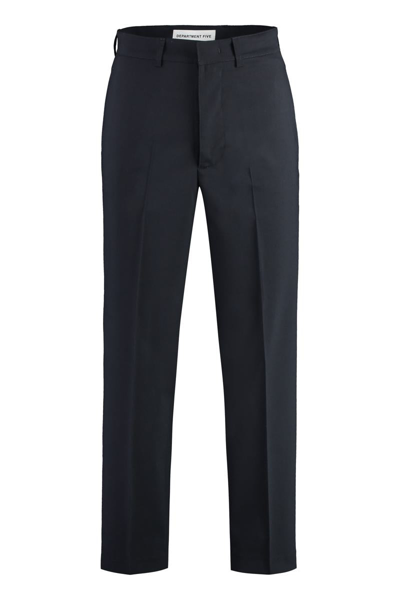 Department Five Department 5 E-motion Wool Blend Trousers In Blue