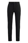 Department Five Regular Waist Slim Fit Mike Chino Pants In Black