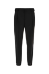 Prada Man Black Gabardine Pant In Black