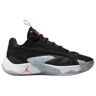 Jordan Kids' Boys  Luka 2 In Wolf Grey/bright Crimson/black