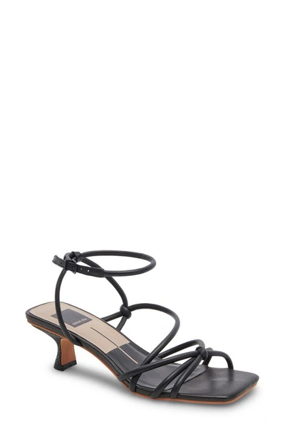 Dolce Vita Bev Ankle Strap Sandal In Black