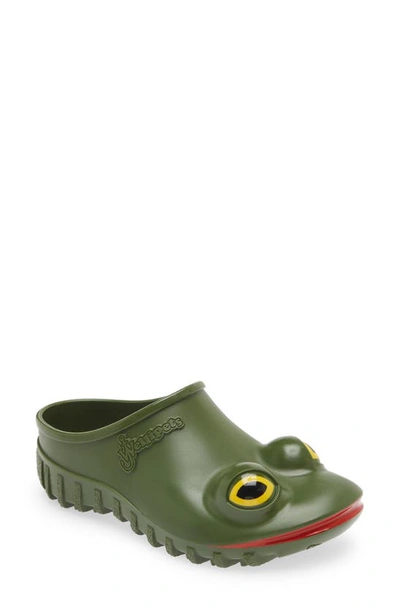 Jw Anderson X Wellipets Frog Waterproof Loafer In Green