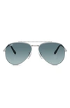 Ray Ban Ray-ban New Aviator 58mm Gradient Sunglasses In Silver
