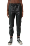 ELECTRIC & ROSE DOWNTOWN FAUX LEATHER JOGGERS