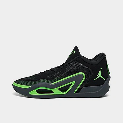Nike Jordan Tatum 1 Basketball Shoes In Black/green Strike/anthracite