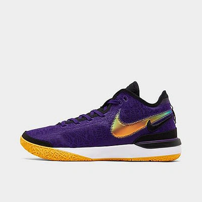 Nike Zoom Lebron Nxxt Gen "lakers" Trainers In Court Purple/black/light Thistle Heather