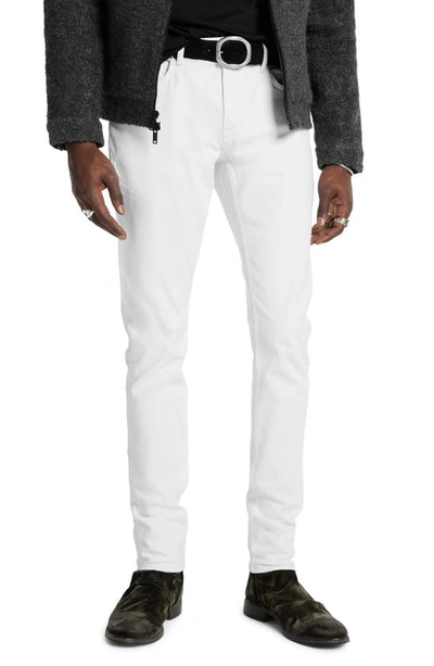 John Varvatos J702 Slim Fit Jeans In Deacon In White