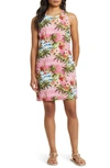 TOMMY BAHAMA ISLA PALMETTA SLEEVELESS SHIFT DRESS