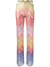 MISSONI MULTICOLOUR ZIGZAG STRAIGHT-LEG TROUSERS