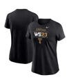 Nike Black Texas Rangers 2023 World Series Champions Lockup T-shirt In Black
