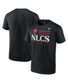Fanatics Branded  Black Philadelphia Phillies 2023 Division Series Winner Locker Room T-shirt In Black