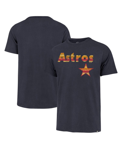 47 Brand Men's ' Navy Distressed Houston Astros Premier Franklin T-shirt