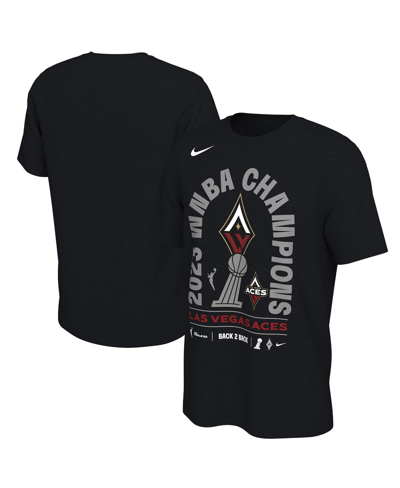 Nike Men's And Women's  Black Las Vegas Aces 2023 Wnba Finals Champions Locker Room Authentic T-shirt