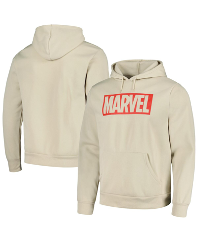 Marvel Men's And Women's Tan  Logo Pullover Hoodie