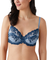 Wacoal Embrace Lace Underwire Bra In Windward Blue,titan