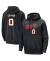 NIKE MEN'S NIKE DAMIAN LILLARD BLACK PORTLAND TRAIL BLAZERS 2023/24 CITY EDITION NAME AND NUMBER PULLOVER