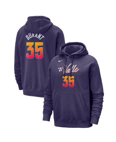 Nike Men's  Kevin Durant Purple Phoenix Suns 2023/24 City Edition Name And Number Pullover Hoodie